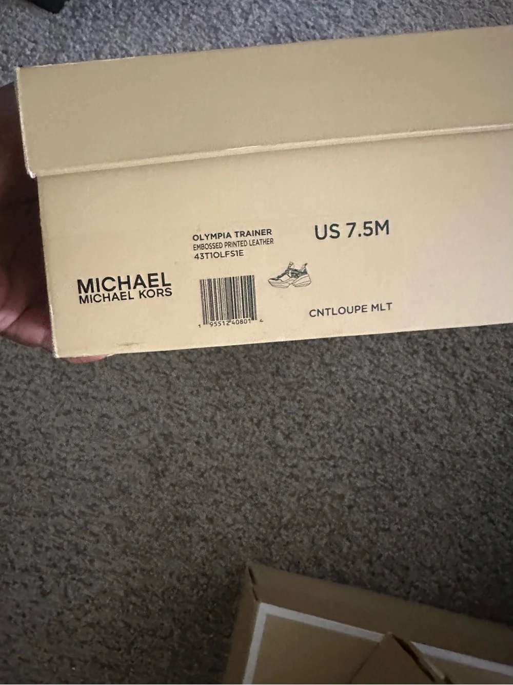 MK Chunky Neutral & Peach Women's Fashion Sneakers